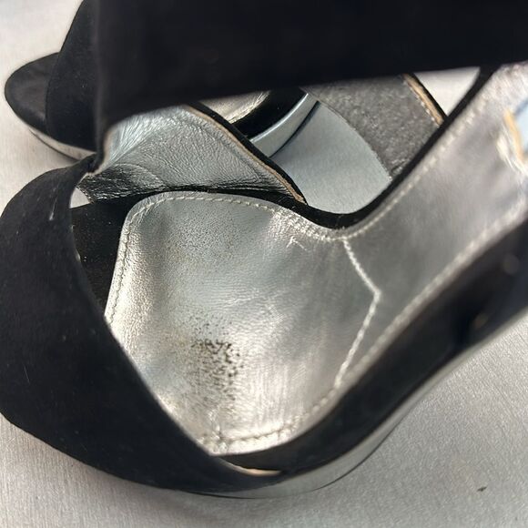 Prada Sandal Heel Black Size 10 - Picture 5 of 10